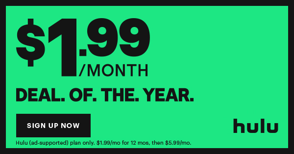 Get Hulu For 1 99 Per Month For A Year Cyber Monday Deal Frugal Living Nw