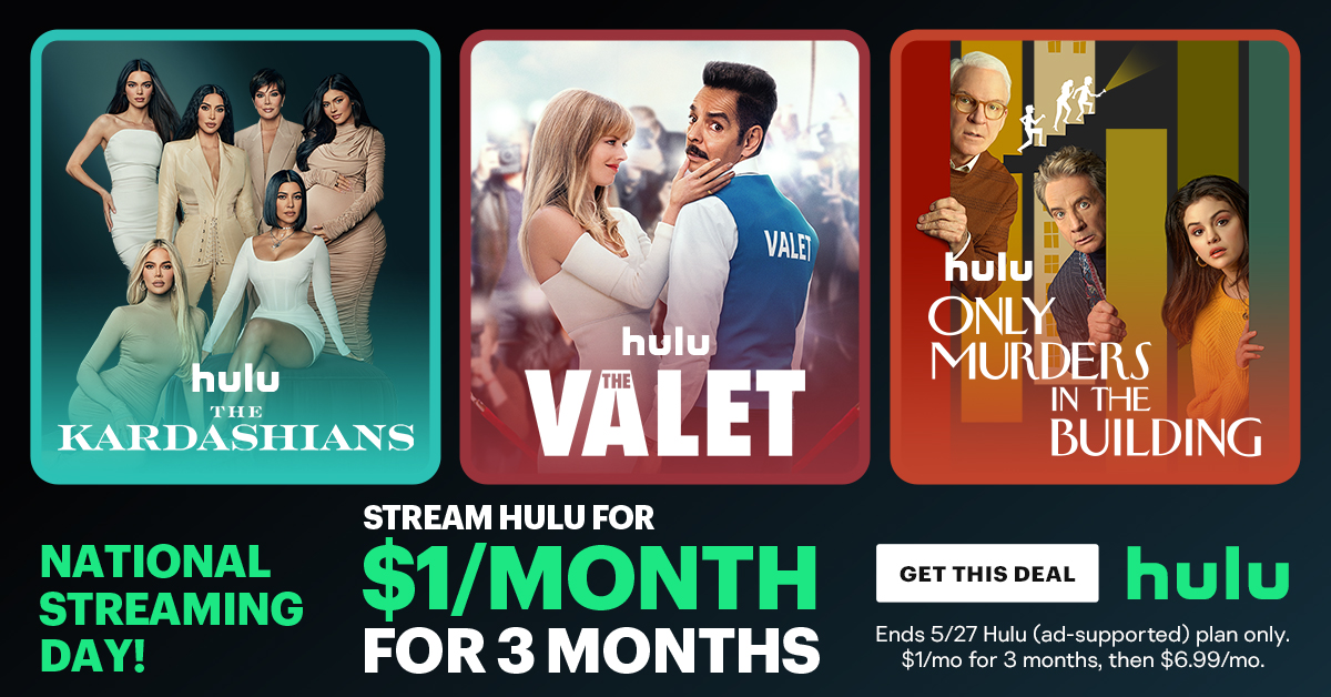 Limited Time Deal Stream Hulu For 1 Month For 3 Months Living Rich 